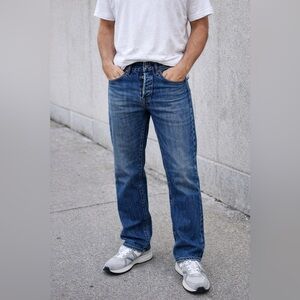 Vintage Levi’s 501 Men’s Jeans 30x30 Button Fly Straight Leg Medium Wash Denim